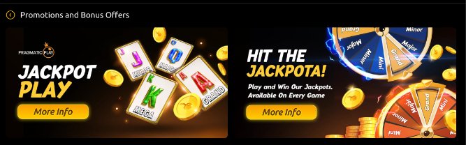 Promotions of Jackpota Promotions of Jackpota